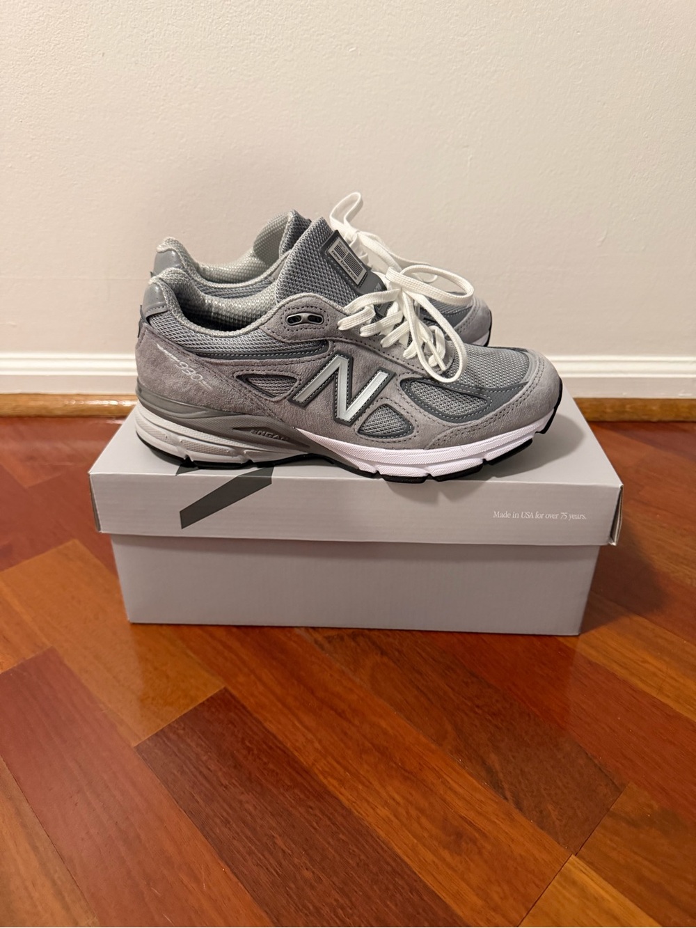 New Balance Kids' Gray Athletic Sneakers - Comfort & Support